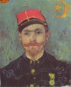 Bildnis des Leutnants Milliet nach van Gogh